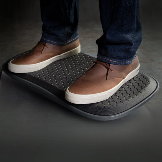 FluidStance Deck Graphite - foam top deck Plane Cloud Balance Board