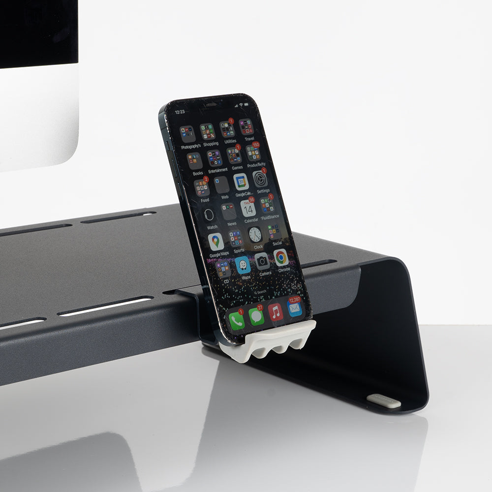 Fluidstance Desktop Phone & Tablet Holder for Ebb&Flow Systems