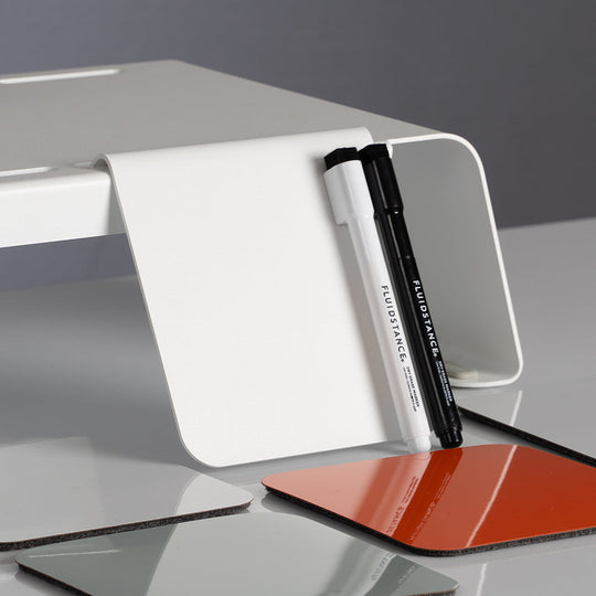 Fluidstance Desktop White Flow Panel for Ebb&Flow System