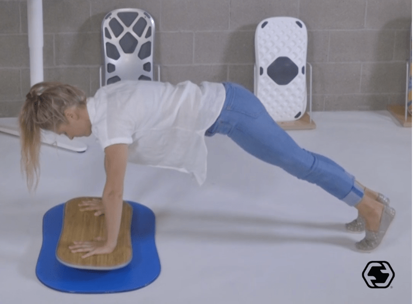 Desk Plank Challenge: Core Power with FluidStance Wobble Board - FluidStance