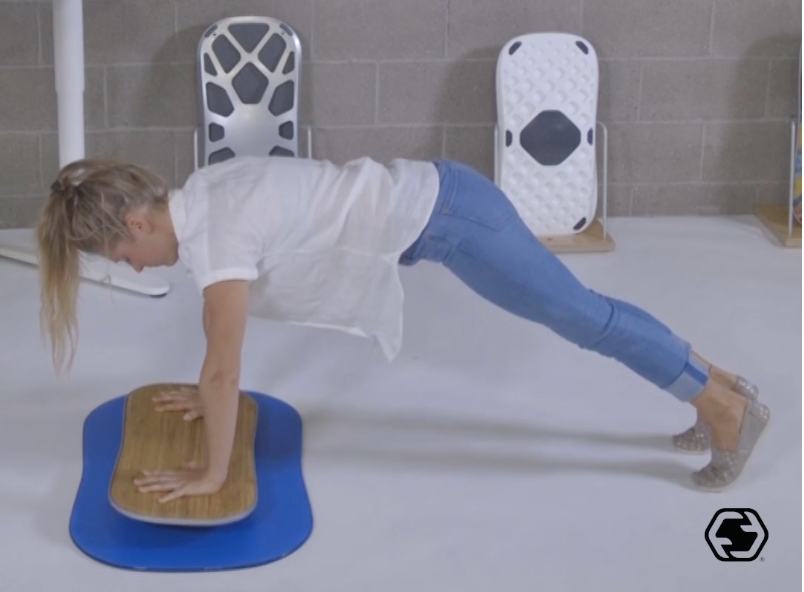 Desk Plank Challenge: Core Power with FluidStance Wobble Board