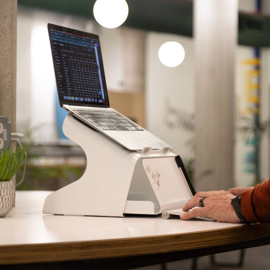 Loft Laptop Stand | Desk Dry Erase Organizer & Riser Combo