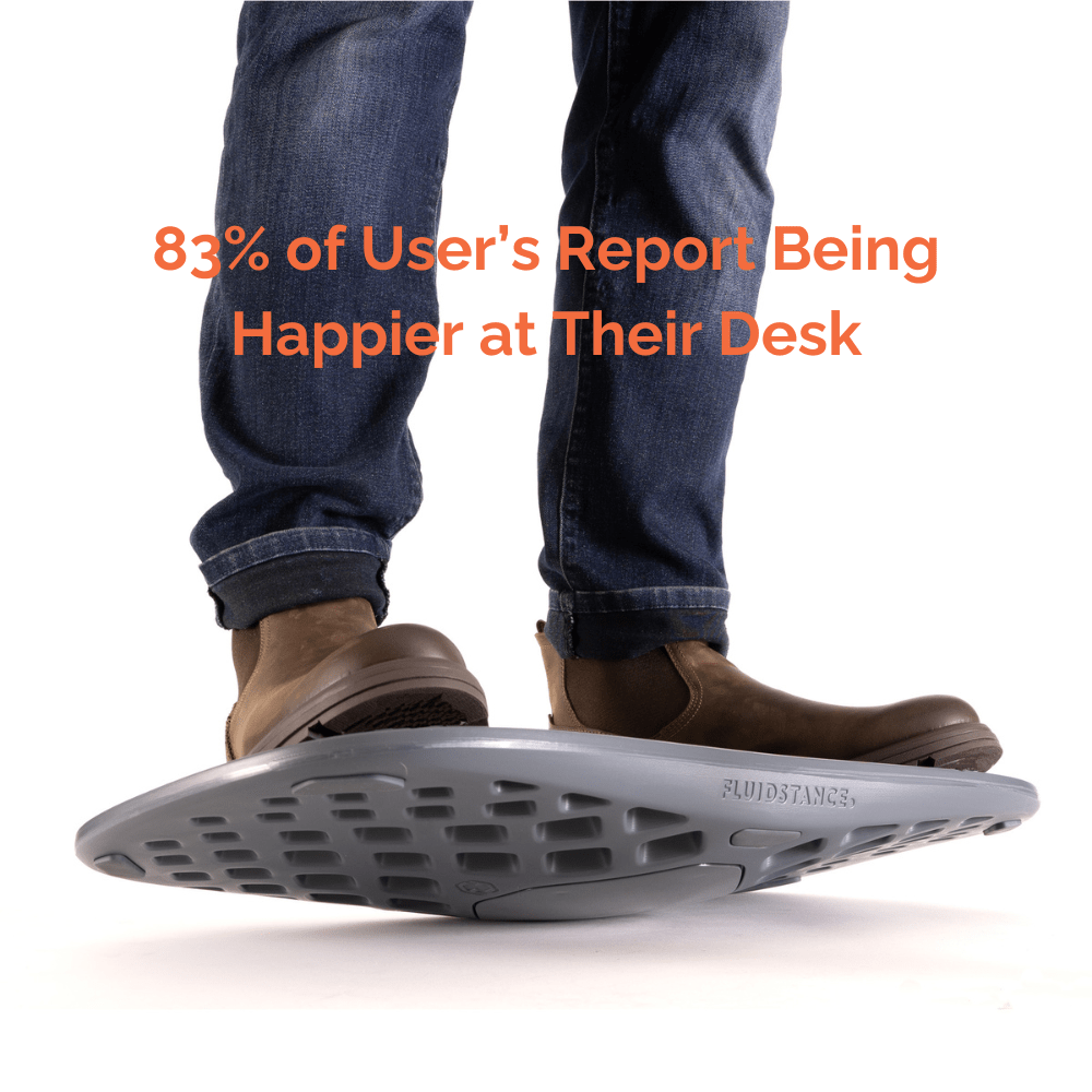 Plane® Cloud Balance Board for Standing Desks | FluidStance Plane® Cloud Balance Board for Standing Desks | FluidStance