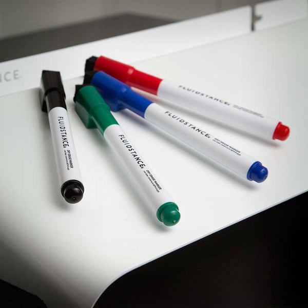 Dry Erase Marker Set for Whiteboards by FluidStance