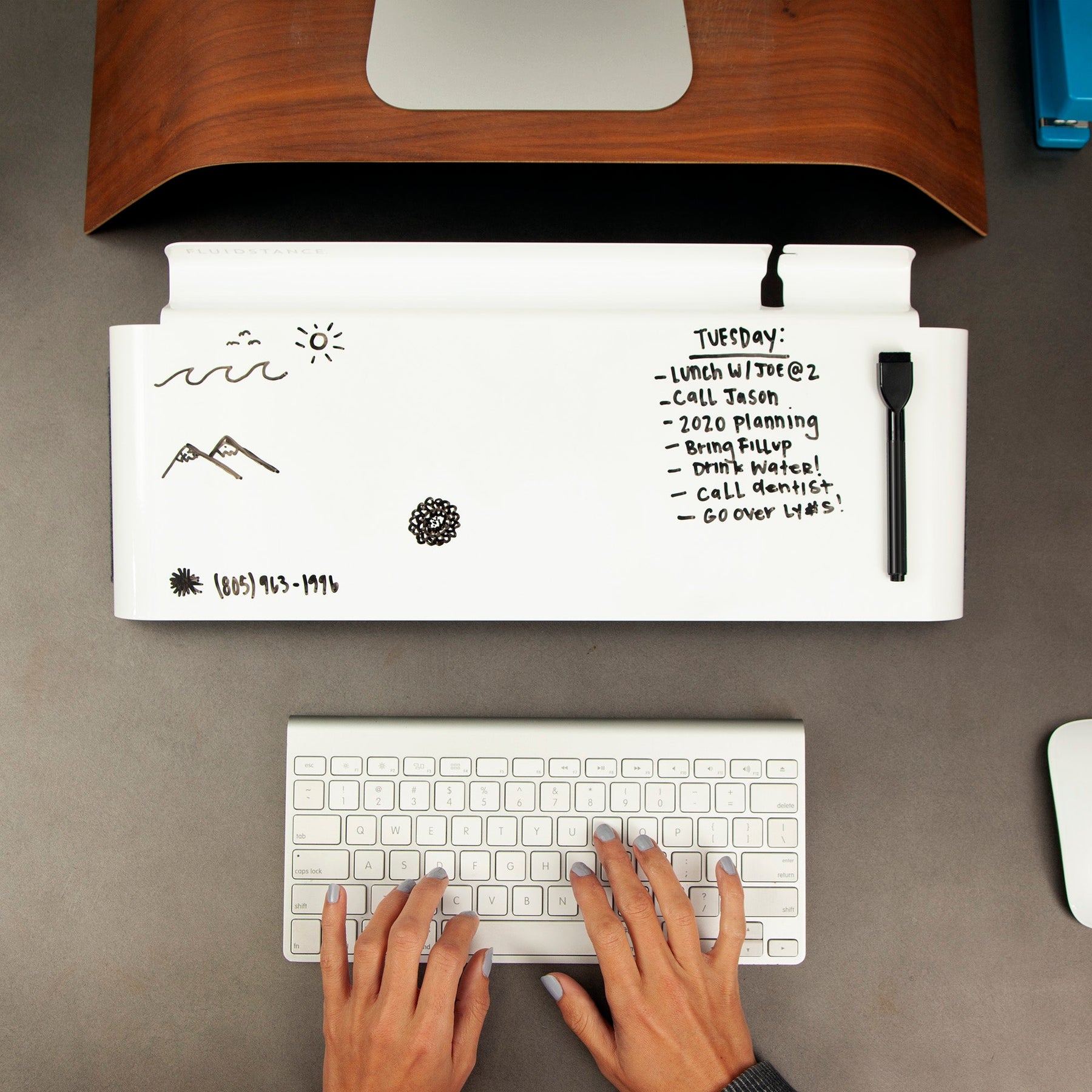 Productivity Desk Whiteboard | Creative Workspace Solution - FluidStance
