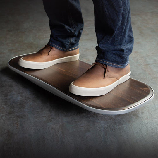 FluidStance Deck Walnut Finish (Dark) Level Balance Board