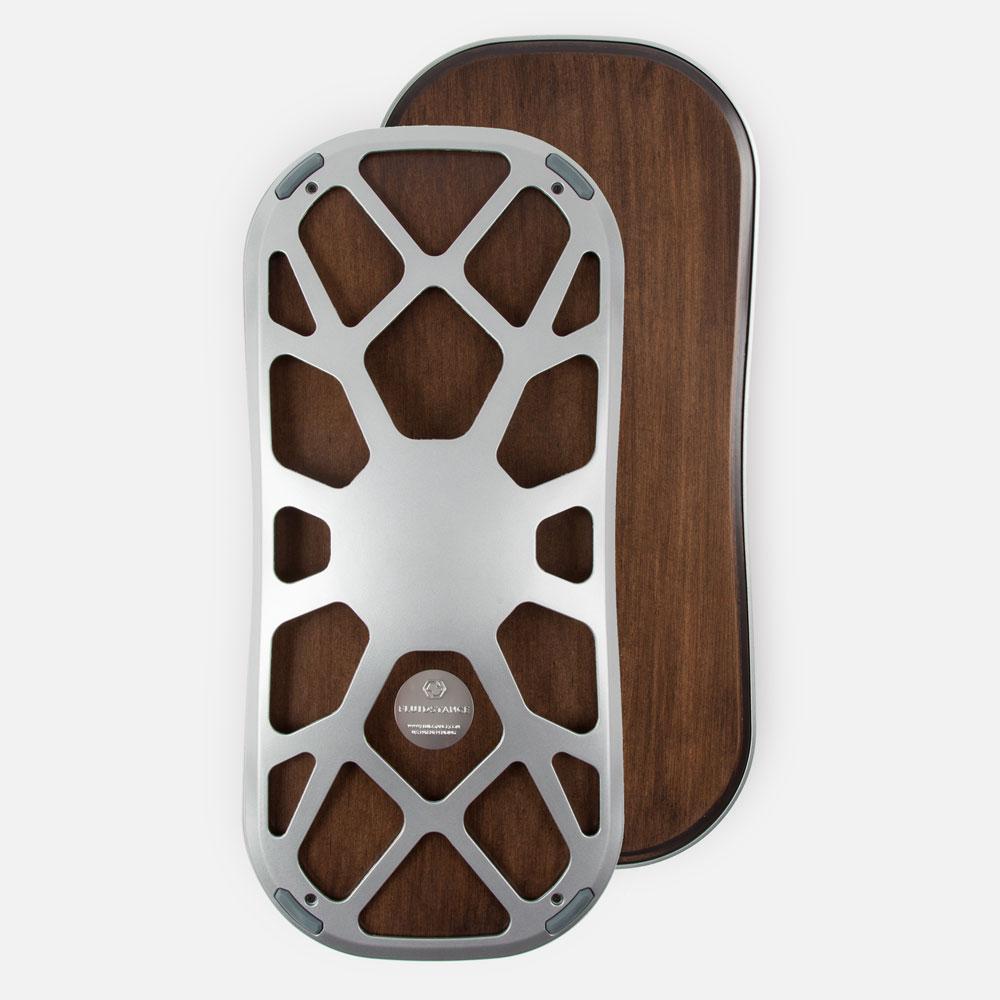FluidStance Deck Walnut Finish (Dark) Level Limited Edition Holiday Balance Board