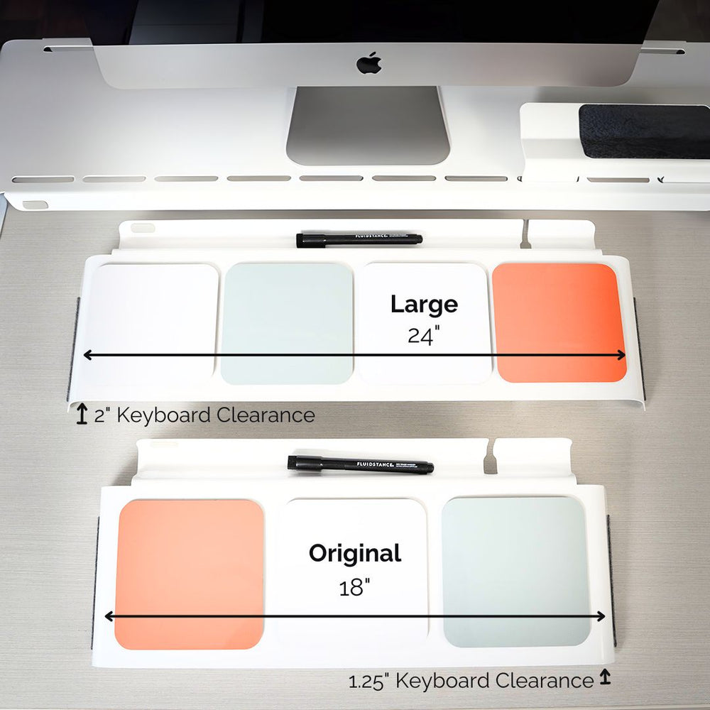 FluidStance Desktop Slope™ Desk Whiteboard