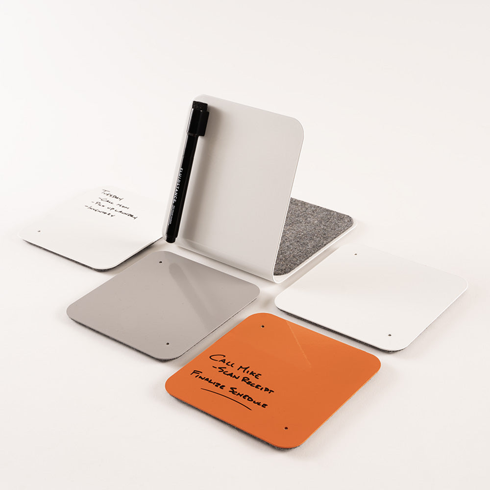 Fluidstance Desktop Wedge Mini Whiteboard for Desk